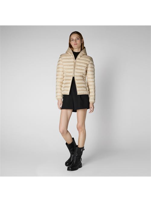 Beige down jacket Save The Duck | D33620W IRIS19.40039